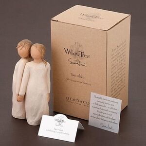 Willow Tree Two Alike Harmony Figurine in Cream and Tan